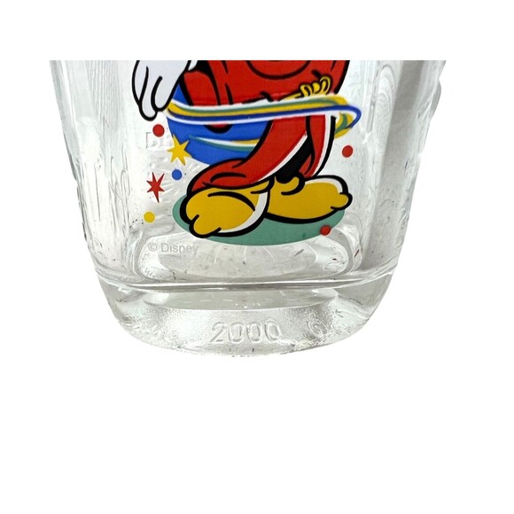 McDonalds Walt Disney World Mickey Mouse 2000 Fantasia Sorcerer Glass Epcot - Picture 9 of 11